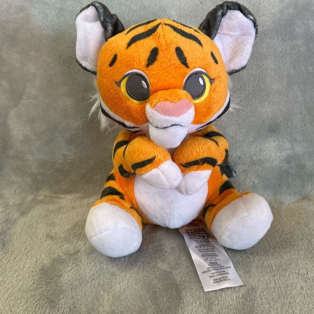DISNEY PARKS ANIMAL KINGDOM TIGER BABIES PLUSH STUFFED ANIMAL SOFT TOY 10"